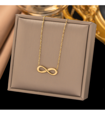 Collares acero Dorado...