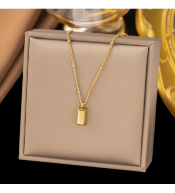 Collares acero Dorado...