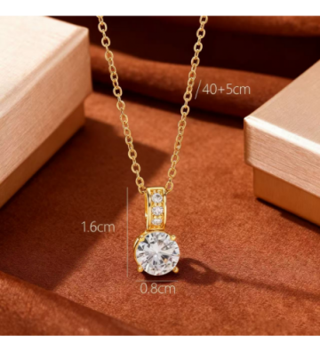 Collares acero Dorado...