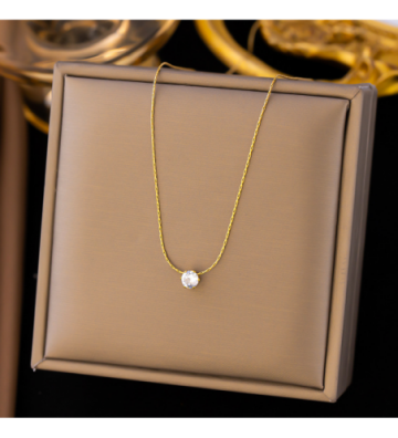 Collares acero Dorado...