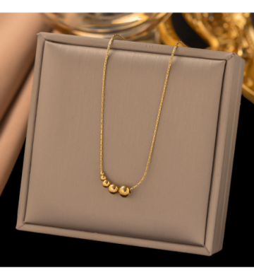 Collares acero Dorado...