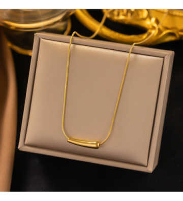Collares acero Dorado...