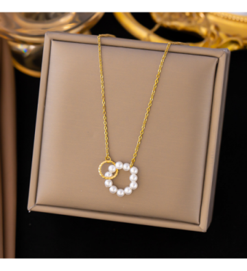 Collares acero Dorado...