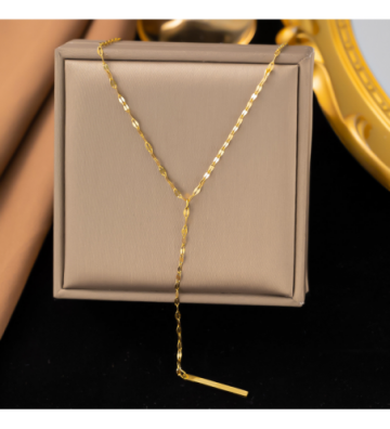 Collares acero Dorado...