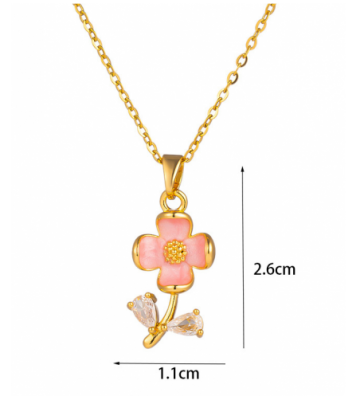 Collares acero Dorado...