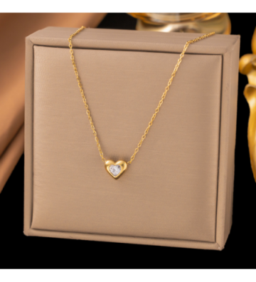 Collares acero Dorado...