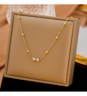 Collares acero Dorado...
