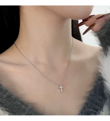 Collares acero Plateado...
