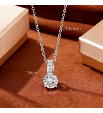 Collares acero Plateado...