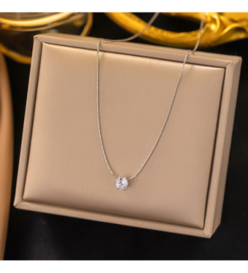 Collares acero Plateado...