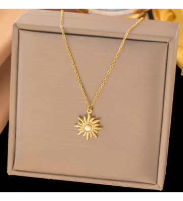Collares acero Dorado...