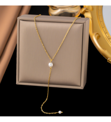 Collares acero Dorado...