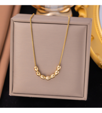Collares acero Dorado...