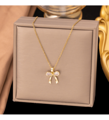 Collares acero Dorado...