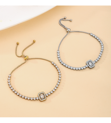 Pulseras brazaletes acero...