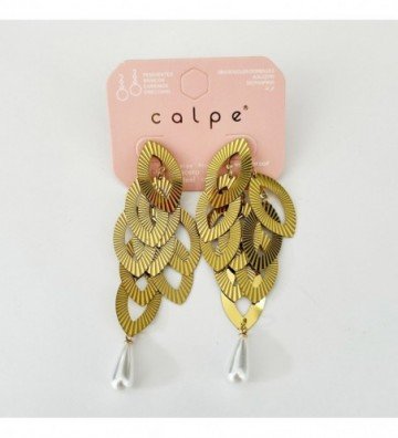 Pendientes acero Dorado