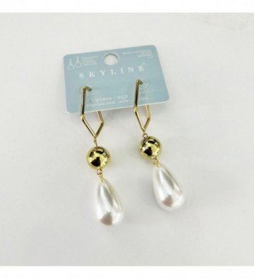Pendientes acero Dorado
