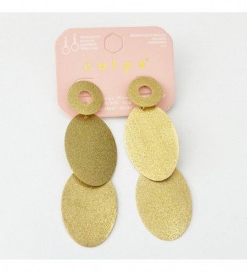 Pendientes acero Dorado