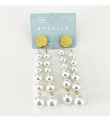 Pendientes acero Dorado