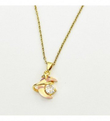 Collares acero Dorado...