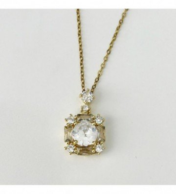 Collares acero Dorado...