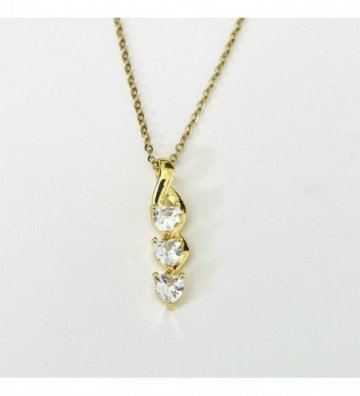 Collares acero Dorado...