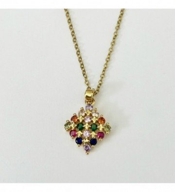Collares acero Dorado...