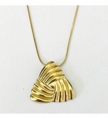 Collares acero Dorado...