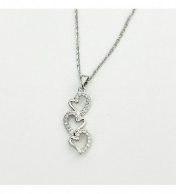 Collares acero Plateado...
