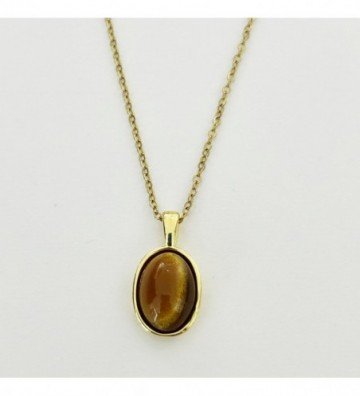 Collares acero Dorado...