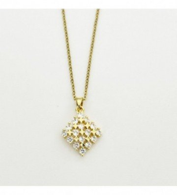 Collares acero Dorado...