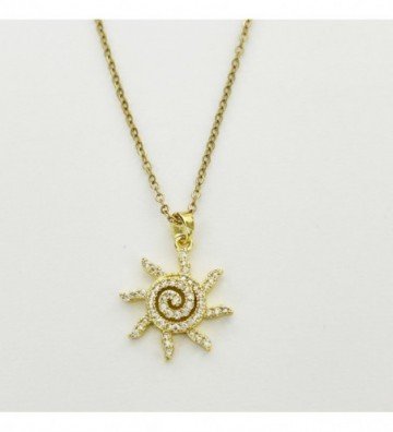 Collares acero Dorado...