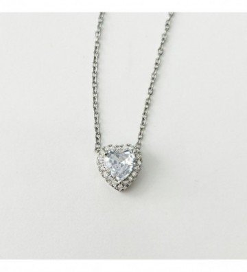 Collares acero Plateado...