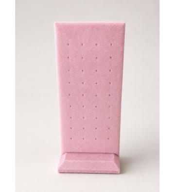 Expositor pendientes rosa...