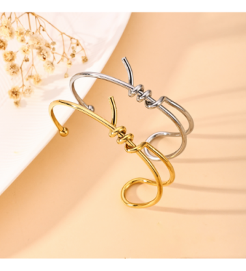Pulseras brazaletes acero...