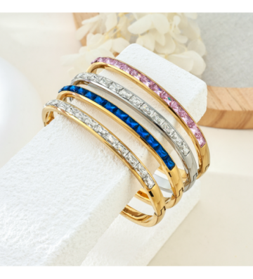 Pulseras brazaletes acero...