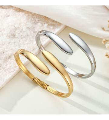 Pulseras brazaletes acero...