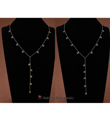 Collares acero Dorado...