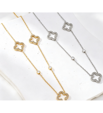 Collares acero Dorado...