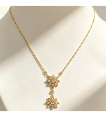 Collares acero Plateado...