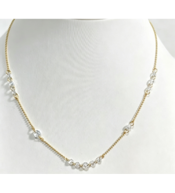 Collares acero Plateado...