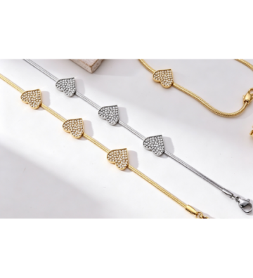Pulseras brazaletes acero...