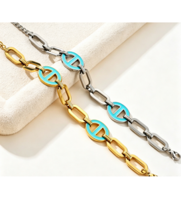 Pulseras brazaletes acero...