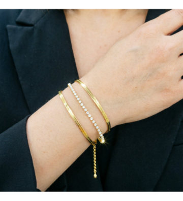 Pulseras brazaletes acero...