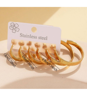 Pendientes acero 2770100000825