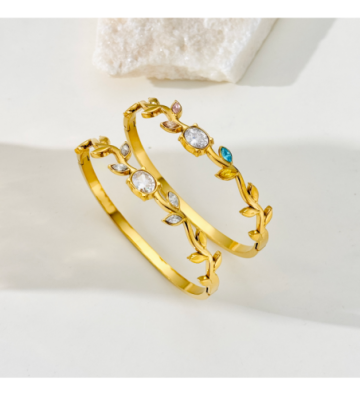 Pulseras brazaletes acero...