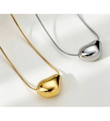 Collares acero Dorado...