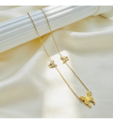 Collares acero Dorado...