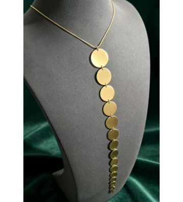 Collares acero Dorado...
