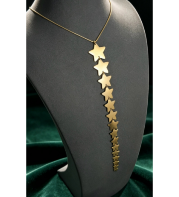 Collares acero Dorado...